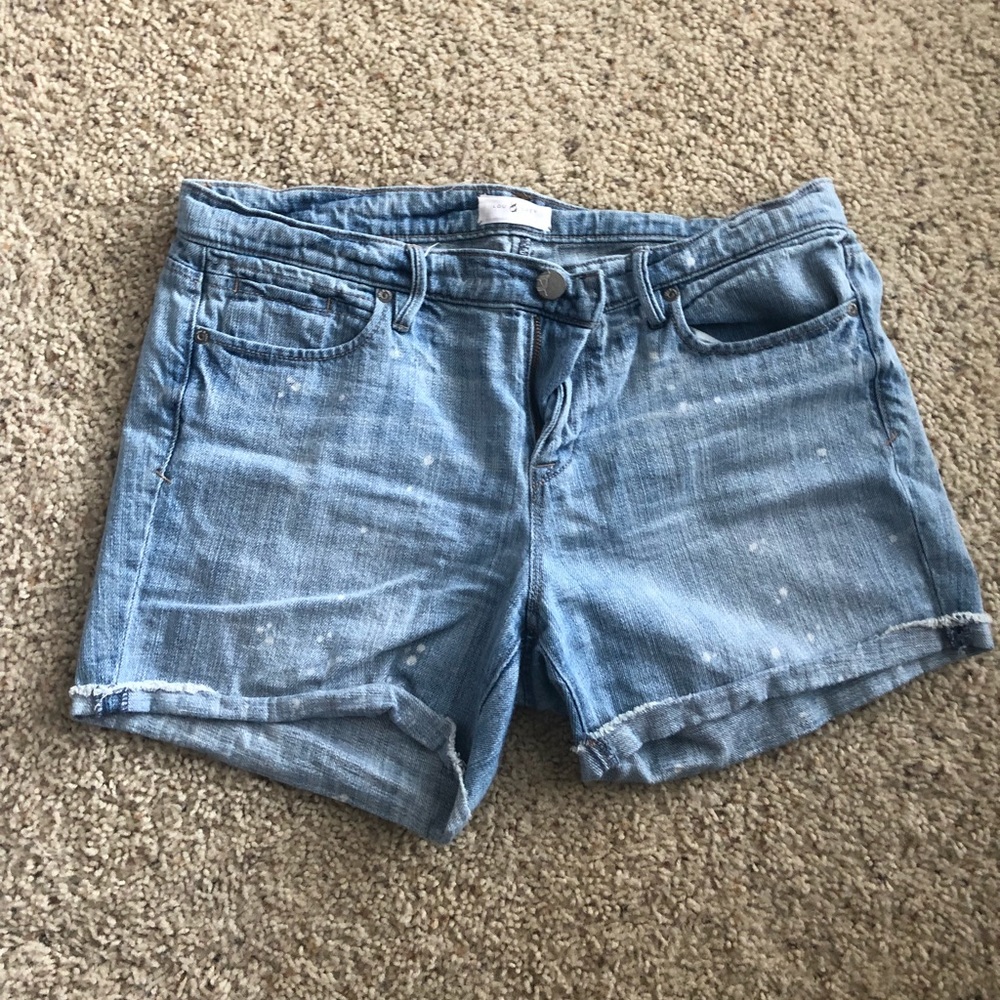 LOFT distressed jean shorts. Size 29